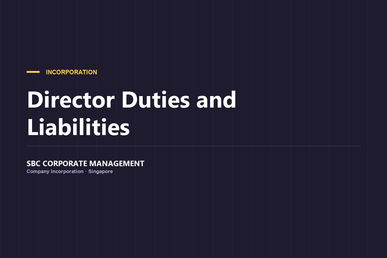 Director Duties and Liabilities